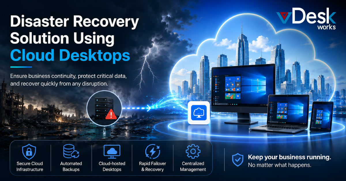 Why a Disaster Recovery Solution Using Cloud Desktops Is Critical for Business Continuity in 2026